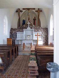 interiér Horného kostola