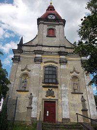 Jeníkov u Duchcova - kostel sv. Petra a Pavla