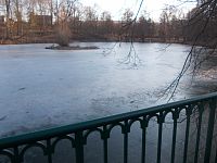 zamrznutý Dolní rybník