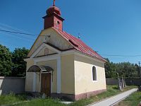 Rybany - Neskorobaroková cintorínska kaplnka Snímania z kríža