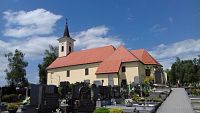 kostol s cintorínom