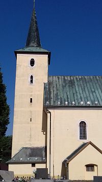 predstavaná veža kostola
