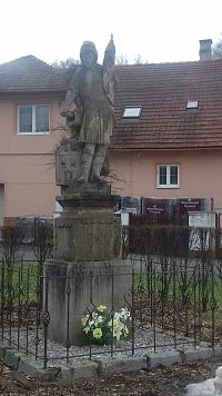 Bohuslavice nad Vláří - Socha sv. Jana Nepomuckého