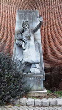 pôsobivá socha odhalená v roku 1959