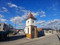 umiestnenie kaplnky so zvoničkou na križovatke