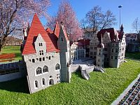maketa zámku v Mosznej