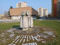 plastika u bývalej Odry