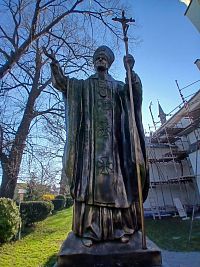 socha pápeža Jána Pavla II.