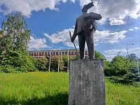 Ostava - Kunčice - Socha Hutník
