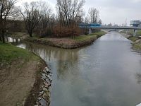 sútok Lučnice a Ostravice vpravo