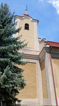 predstavaná veža kostola