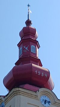 zakončenie veže kostola