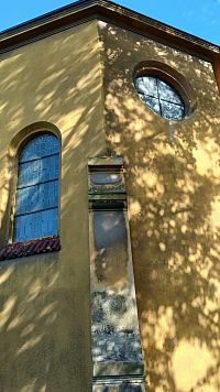 ukončenie hlavnej lode kostola