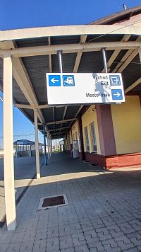 prístrešok prvého nástupišťa