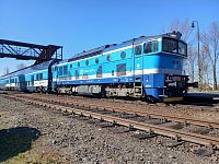 vlak smer Ostrava