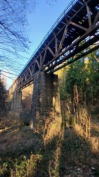 viadukt jednokoľajovej trate