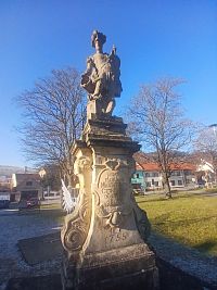 Brumov - Bylnice - Socha sv. Floriána