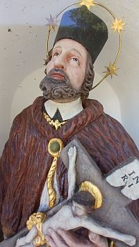 socha sv. Jána Nepomuckého po reštaurovaní v Bratislave