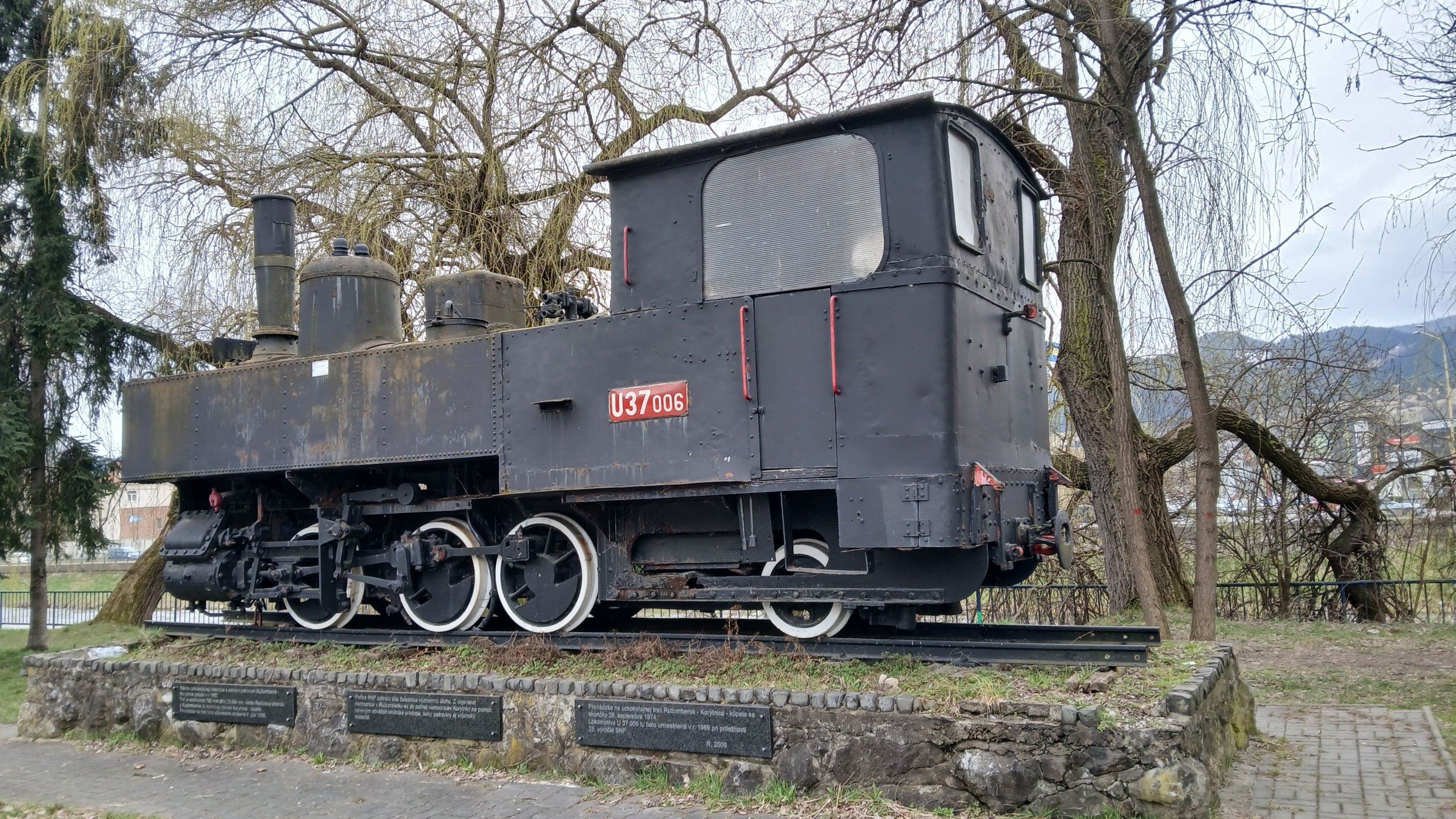 Ružomberok - Historická parná lokomotíva U 37.006