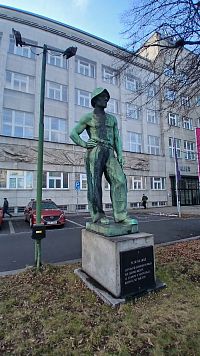 Ostrava - Socha Horník