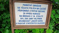 tu bol zabitý brumovský hejtman a 50 statočných hajdukov