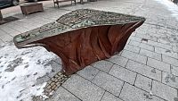 Svätý Jur - 3D bronzový model mesta na Prostrednej ulici