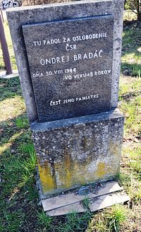 Žilina - Pomník Ondrej Bradáč