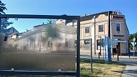 hotel a historické okno