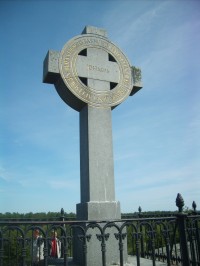 kríž postavený v roku 1834 na pamiatku 1000 - ho výročia príchodu kresťanstva