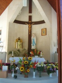 oltár v kapličke