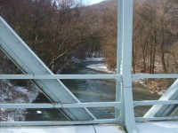 pohľad z mosta na rieku Vlára