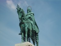 socha kráľa Štefana, zakladateľa Uhorského kráľovstva