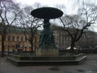 Švédsko - Štockholm - fontána Molins