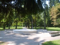 Fontána v parku