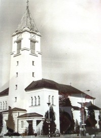 farský kostol v roku 1978