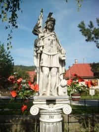 socha sv.Floriana pred parkom