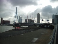 Holandsko - Rotterdam most Erasmusbrug