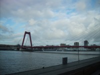 Holandsko - Rotterdam most Willemsbrug