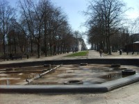fontána bez vody