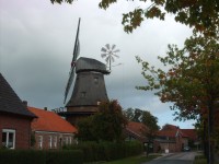 Nemecko - Jever  veterný mlyn Die Horsterner Mühle