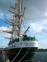 Nemecko - Bremerhaven - plachetnica Alexander von Humbolt ll