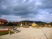 obec Nová Bystrica - nové námestie