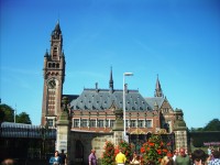 Holandsko - Den Haag  Palác mieru a svetový oheň mieru