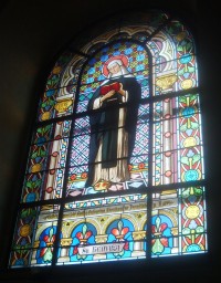 vitráž okna kaplnky