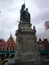 Belgicko - Bruggy - námestie Grote Markt