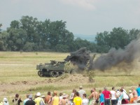 zasiahnutý tank