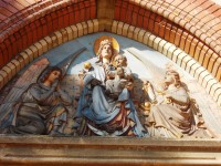 detail Panny Márie a anielov