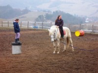 jazda na koni a pohľad na okolitú prírodu