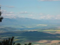 výhľad na Západné Tatry a Kriváň