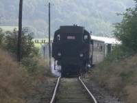 Vlak se vrací zpět do Velkého Března a do Střekova. 